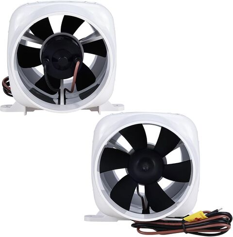 NovelBee Marine 24V Electric 4" in-Line Bilge Air Blower,270CFM in-Line Blower Exhaust Fan for Boat in Saudi Arabia