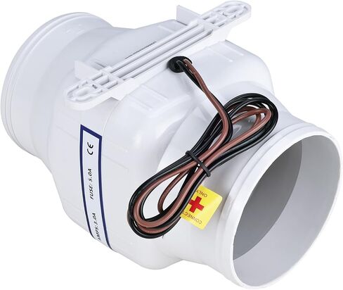 NovelBee Marine 24V Electric 4" in-Line Bilge Air Blower,270CFM in-Line Blower Exhaust Fan for Boat in Saudi Arabia
