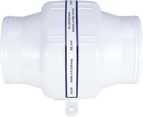 NovelBee Marine 24V Electric 4" in-Line Bilge Air Blower,270CFM in-Line Blower Exhaust Fan for Boat in Saudi Arabia