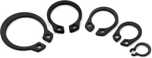 50 قطعة M4 E-Clip حلقة الاحتفاظ الخارجية، مشبك إحكام من الفولاذ الكربوني، من Kvohlum in Kuwait