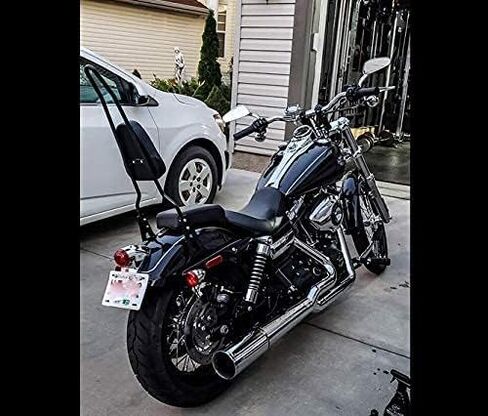 Motorcycle Rear Seat BackRest Sissy Bar Back Rest for Harley-Davidson Dyna Fxd Fxdb Fxdc Fxdl Streetbob Wide Glide Low Rider in Saudi Arabia