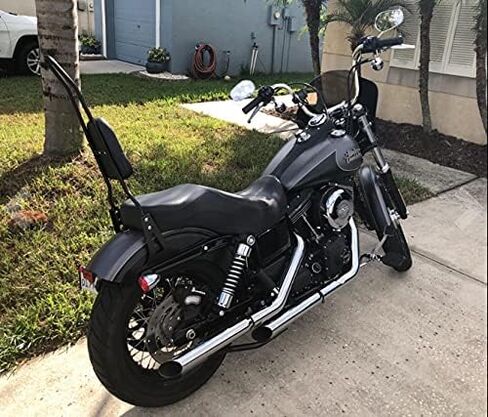 Motorcycle Rear Seat BackRest Sissy Bar Back Rest for Harley-Davidson Dyna Fxd Fxdb Fxdc Fxdl Streetbob Wide Glide Low Rider in Saudi Arabia