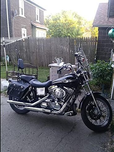 Motorcycle Rear Seat BackRest Sissy Bar Back Rest for Harley-Davidson Dyna Fxd Fxdb Fxdc Fxdl Streetbob Wide Glide Low Rider in Saudi Arabia