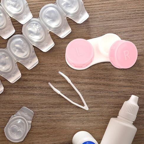 Colorful Contact Lens Case,6 Pack for Travel, Home, Outdoor, Mini Contact Lens Soak Storage Kit in Kuwait