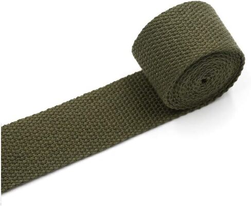 Cotton Webbing，Webbing Bag Handles, Bag Strap for Tote Bag Upholstery Webbing，78 Inch (Black, Width=1.5 inch) in Saudi Arabia