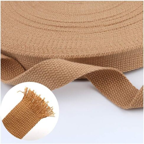 Cotton Webbing，Webbing Bag Handles, Bag Strap for Tote Bag Upholstery Webbing，78 Inch (Black, Width=1.5 inch) in Saudi Arabia
