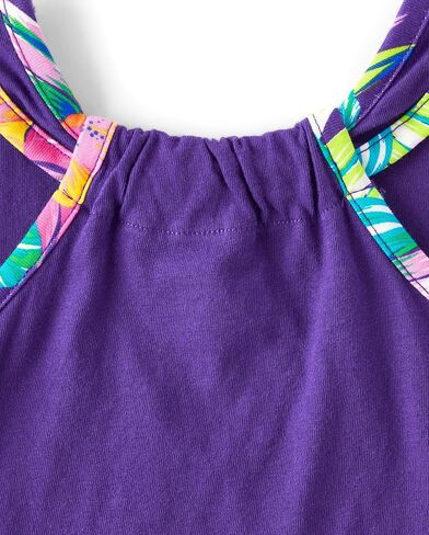 The Children's Place Baby Girls' And Toddler Sleeveless Tank Top and Shorts 2-piece Set in Saudi Arabia