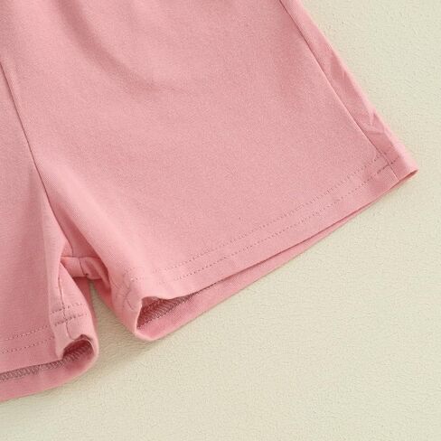 Twopumpkin الطفل والطفل فتاة صبي الأخت الكبرى الأخت الصغيرة الأخ مطابقة وتتسابق رومبير/تي شيرت السراويل ملابس الصيف in Kuwait