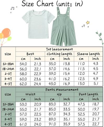 ZOEREA Toddler Girl Clothes, 2Pcs Baby Girl Outfits Spring/Summer Stripe/Floral T-Shirt+Bib Overall Shorts Clothing Set 1-5T in Saudi Arabia