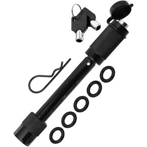 مجموعة دبابيس قفل وصلة المقطورة - قطعتان. دبابيس سوداء طويلة للغاية مقاس 5/8 بوصة مع نظامي قفل، ومشبكين أمان، و10 حلقات دائرية مضادة للخشخشة - أجهزة استقبال سحب 2 بوصة و2.5 بوصة (الفئة III، IV، V) in Kuwait