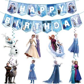 لافتة زخارف شعبية شعبية شعبية لافتة شهير معلقة ، زخارف عيد ميلاد سعيد زرقاء سعيدة للجماهير ، لوازم الحفلات للبنات الفتيات in Kuwait