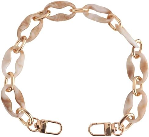 LannuMet Acrylic Resin Purse Chain Handbag Decoration Chain Strap Replacement,Leopard,15.75 in in Kuwait