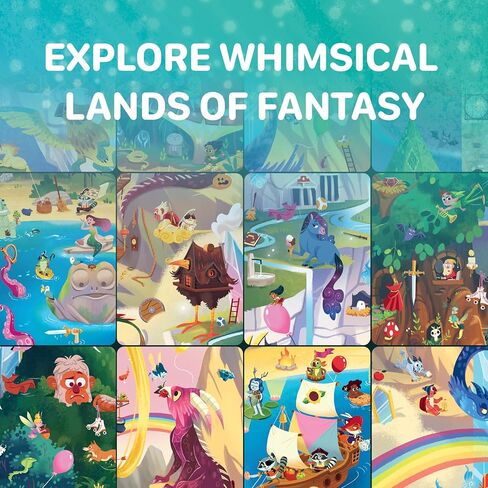 Ravensburger Fantasy Eye وجدها! لعبة البطاقة-لعبة البحث المرح في SPOT-IT style للأطفال والعائلات-تعزز التركيز والذاكرة والمراقبة-الصديقة للسفر-الأعمار 3+ in Kuwait