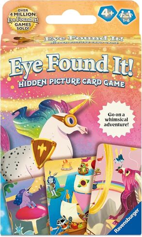 Ravensburger Fantasy Eye وجدها! لعبة البطاقة-لعبة البحث المرح في SPOT-IT style للأطفال والعائلات-تعزز التركيز والذاكرة والمراقبة-الصديقة للسفر-الأعمار 3+ in Kuwait