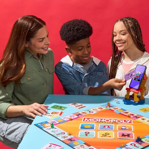 Monopoly App Banking Board Game | App-Enabled Game | Links to Smart Devices | Ages 8+ | 2 to 6 Players | 45 Mins. | Family Games for Kids in Saudi Arabia