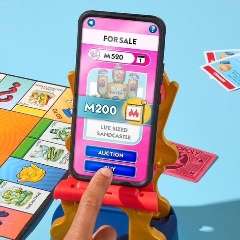 Monopoly App Banking Board Game | App-Enabled Game | Links to Smart Devices | Ages 8+ | 2 to 6 Players | 45 Mins. | Family Games for Kids in Saudi Arabia