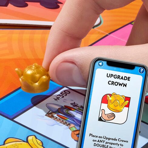 Monopoly App Banking Board Game | App-Enabled Game | Links to Smart Devices | Ages 8+ | 2 to 6 Players | 45 Mins. | Family Games for Kids in Saudi Arabia