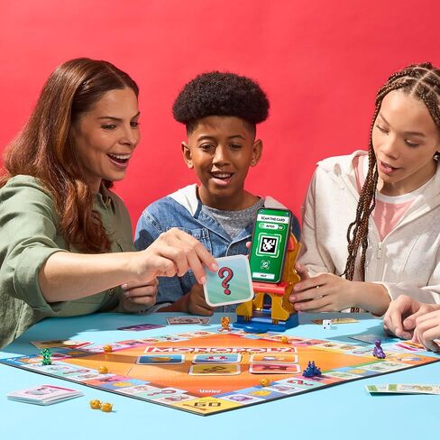 Monopoly App Banking Board Game | App-Enabled Game | Links to Smart Devices | Ages 8+ | 2 to 6 Players | 45 Mins. | Family Games for Kids in Saudi Arabia