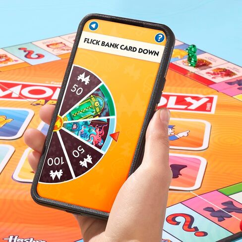 Monopoly App Banking Board Game | App-Enabled Game | Links to Smart Devices | Ages 8+ | 2 to 6 Players | 45 Mins. | Family Games for Kids in Saudi Arabia