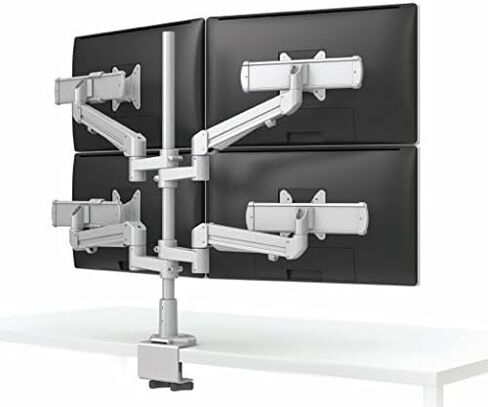 Evolve Series Quad Monitor Arm ، Black: Esi ergo Evolve4-MS-BLK (ذراع شاشة واحدة) in Kuwait