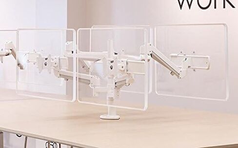 Evolve Series Quad Monitor Arm ، Black: Esi ergo Evolve4-MS-BLK (ذراع شاشة واحدة) in Kuwait