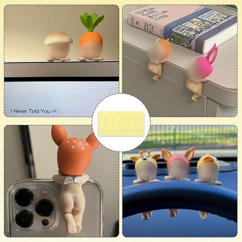 Adhesive Tape for Sonny Angel Hippers, 240Pcs Waterproof Double Sided Stickers for Sonny Baby, Nano Tape for Mini Figures Phone Accessories, Sticky Putty for Angel Doll Mini Figures Accessories in Kuwait