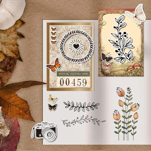 CHGCRAFT Dandelion Clear Stamps Silicone Seal Stamps Leaf Transparent Stamp for Crafts Stamps Cards for Card Making DIY Scrapbooking Journal Decoration Crafts in Saudi Arabia