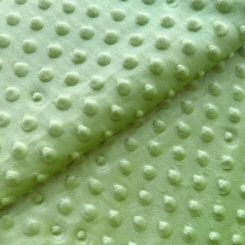 Minky Dot Fabric by The Yard DIY Making Supplies Quilting Patchwork Cushions Plush Fleece Fabric Minky Fabric for Blanket, Pillow Covers, Clothing Making, Scarf,Sewing (Light Pink, 1 Yard) in Kuwait