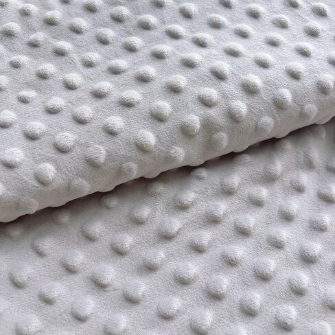 Minky Dot Fabric by The Yard DIY Making Supplies Quilting Patchwork Cushions Plush Fleece Fabric Minky Fabric for Blanket, Pillow Covers, Clothing Making, Scarf,Sewing (Light Pink, 1 Yard) in Kuwait