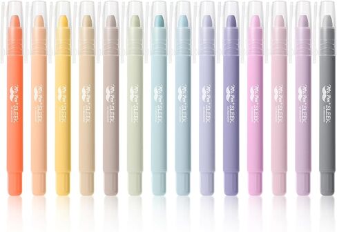 Mr. Pen-gel Highlighters ، 14 حزمة ، ألوان الباستيل الأثيرية ، روايات الكتاب المقدس للأناجيل التي لا تنزف in Saudi Arabia