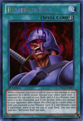 YU-GI-OH! - Berserker Soul (DRLG-EN007) - Dragons of Legend - 1st Edition - Secret Rare in Saudi Arabia