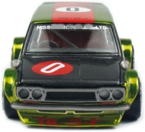 1/64 سبائك سباق سيارة Diecast - KHMG164 لـ Datsun 510 Wagon OG Flo Yellow (إصدار محدود) in Saudi Arabia