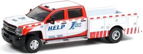 Greenlight 46070 -D Series Drivers Series 7 - Chevy Silverado 3500 Dialy Service Bed - Illinois Tollway 1:64 in Saudi Arabia
