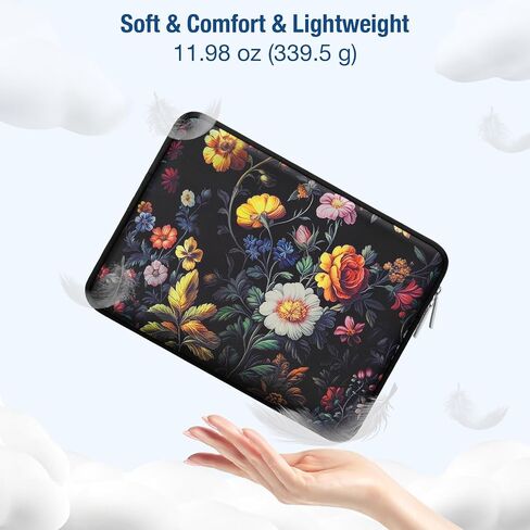 MOSESO LAPTOP CASE 13.3 بوصة ، 13-14 بوصة حقيبة كمبيوتر محمول متوافقة مع MacBook Air / Pro 13 / Pro 14 ، HP Dell Acer Asus Lenovo Notebook ، Neoprene Computer Bag مع علبة صغيرة ، حديقة كلاسيكية in Saudi Arabia
