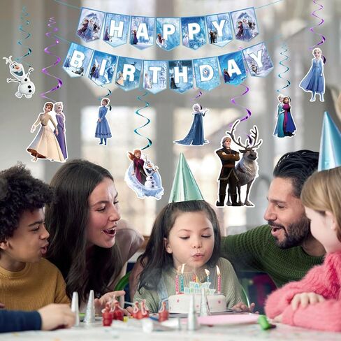 لافتة زخارف شعبية شعبية شعبية لافتة شهير معلقة ، زخارف عيد ميلاد سعيد زرقاء سعيدة للجماهير ، لوازم الحفلات للبنات الفتيات in Kuwait