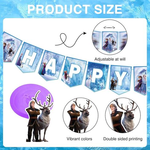 لافتة زخارف شعبية شعبية شعبية لافتة شهير معلقة ، زخارف عيد ميلاد سعيد زرقاء سعيدة للجماهير ، لوازم الحفلات للبنات الفتيات in Kuwait