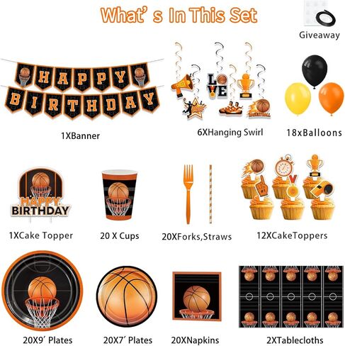 Softball Birthday Party Decorations, 142PCS Softball Party Supplies for 20 Guests with Banner, Hanging Swirls, Tablecloths, Plates, Napkins, Cups, Forks, Straws, Cake Topper, Cupcake Toppers in Kuwait