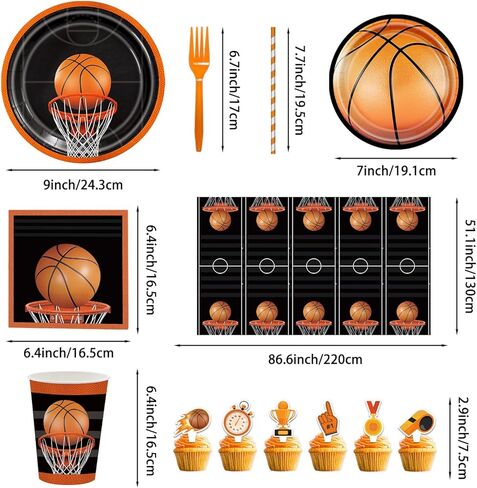 Softball Birthday Party Decorations, 142PCS Softball Party Supplies for 20 Guests with Banner, Hanging Swirls, Tablecloths, Plates, Napkins, Cups, Forks, Straws, Cake Topper, Cupcake Toppers in Kuwait