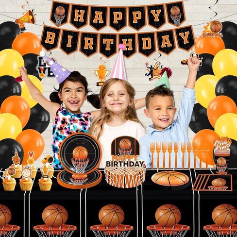 Softball Birthday Party Decorations, 142PCS Softball Party Supplies for 20 Guests with Banner, Hanging Swirls, Tablecloths, Plates, Napkins, Cups, Forks, Straws, Cake Topper, Cupcake Toppers in Kuwait