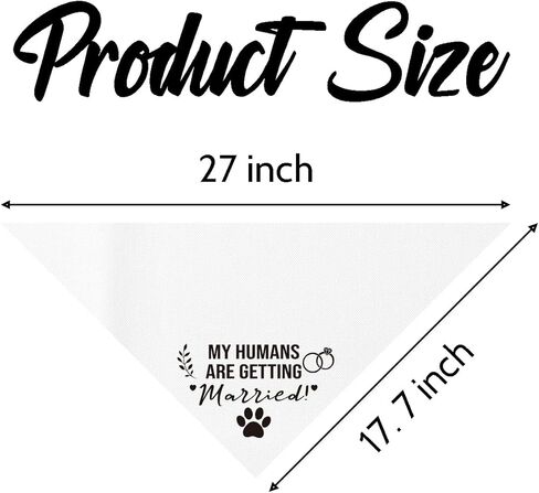 يتزوج البشر باندانا ، زفاف الكلاب باندانا ، حيوان أليف للكلاب الصغيرة المتوسطة ، بيج بيغ كيرشيف ، هدية لمحبي الكلاب ، مثلث وشاح الحيوانات الأليفة in Kuwait