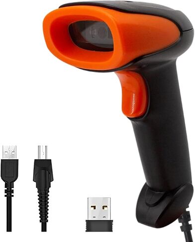 1D 2D QR barcode scanners gun wireless,Superior CMOS Sensor handheld scanners,Rechargeable scan gun, 2 connection: 2.4G wireless&USB cable,High speed book scanner for personal library,Retail,Warehouse in Saudi Arabia