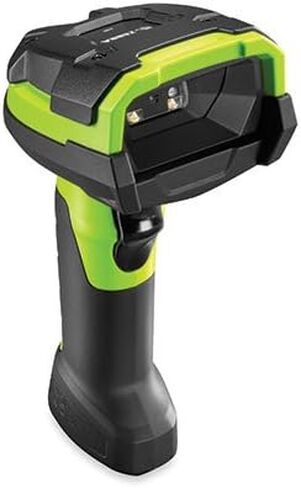 Zebra Enterprise DS3678-HP3U42A0SFW Cordless Ultra-Rugged Scanner USB Kit, High Performance 1D/2D Imager, Includes 7' Cable, Cradle and Power, Industrial Green in Saudi Arabia