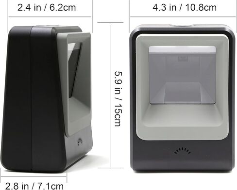 ماسحة باركود سطح المكتب Omnidirection -Omnidirection مع كابل USB ، استشعار صورة 1D 2D QR ، قارئ باركود باركود للتجزئة في Warehouse Supermarket Store in Saudi Arabia