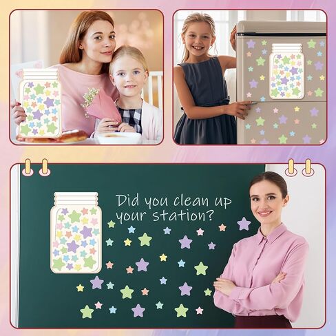 ابتسامة مغناطيسية وجه مكافأة جرة للأطفال 68pcs بوهو سمايلي وجوه 1 حقيبة تخزين مكافأة الجرار إيجابية السلوك الأدوات إدارة الفصل الدراسي للطلاب المعلمين العودة إلى اللوازم المدرسية in Saudi Arabia
