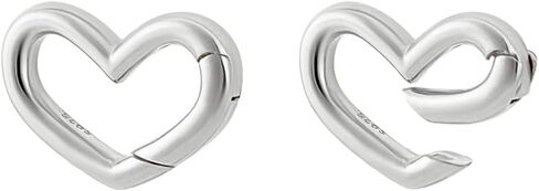 ph pandahall 2pcs 925 sterling silver spring gate Rings Heart Spring Clasps ، Gold Heart Snap Clasp Clasp Necklace Clasp for Bracelets Making Make -chain Crafts ، 10x16mm in Saudi Arabia