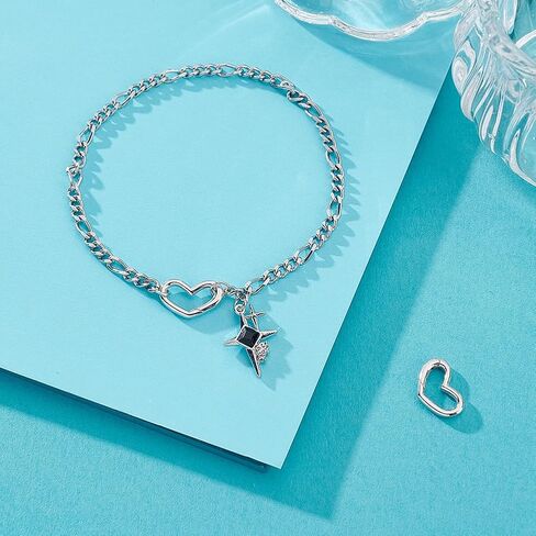 ph pandahall 2pcs 925 sterling silver spring gate Rings Heart Spring Clasps ، Gold Heart Snap Clasp Clasp Necklace Clasp for Bracelets Making Make -chain Crafts ، 10x16mm in Saudi Arabia