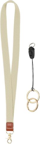 PATIKIL Elastic Lanyard for Keys, Cute Keychain Neck Lanyard for Women Men Teacher Long Keychain Braid Strap in Saudi Arabia