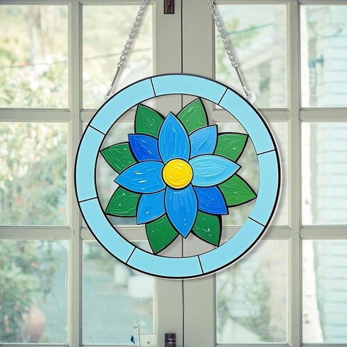 47 أجهزة كمبيوتر ملطخة الزجاج اللوحة المبتدئين مجموعة Suncatcher Craft Diy Window Paint Art بما في ذلك 7 ألوان 12 Suncatchers 12 أنماط 12 سلاسل 4 أداة لمشروع DIY Spring Home Birthday Party Sistems in Saudi Arabia