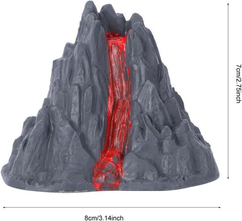 Garneck 10pcs Modulation Volcano Toy Model - 3.14 inch mini ministscape Marebling for Fish Tank Aquarium Fairy Garden Mandscape Decoration in Kuwait