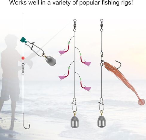 35pcs Fishing Weights Sinkers Kit Iron Fishing Weights Bass Casting Metal Sinker Weights Water Drop Bell Sinkers Lead Free Fishing Weights for Saltwater Freshwater Fishing in Saudi Arabia